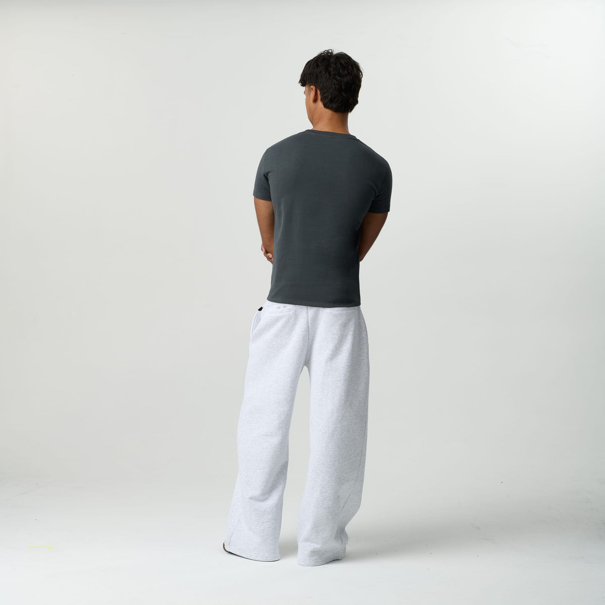 Grey Baby Tee | Mens Bareline