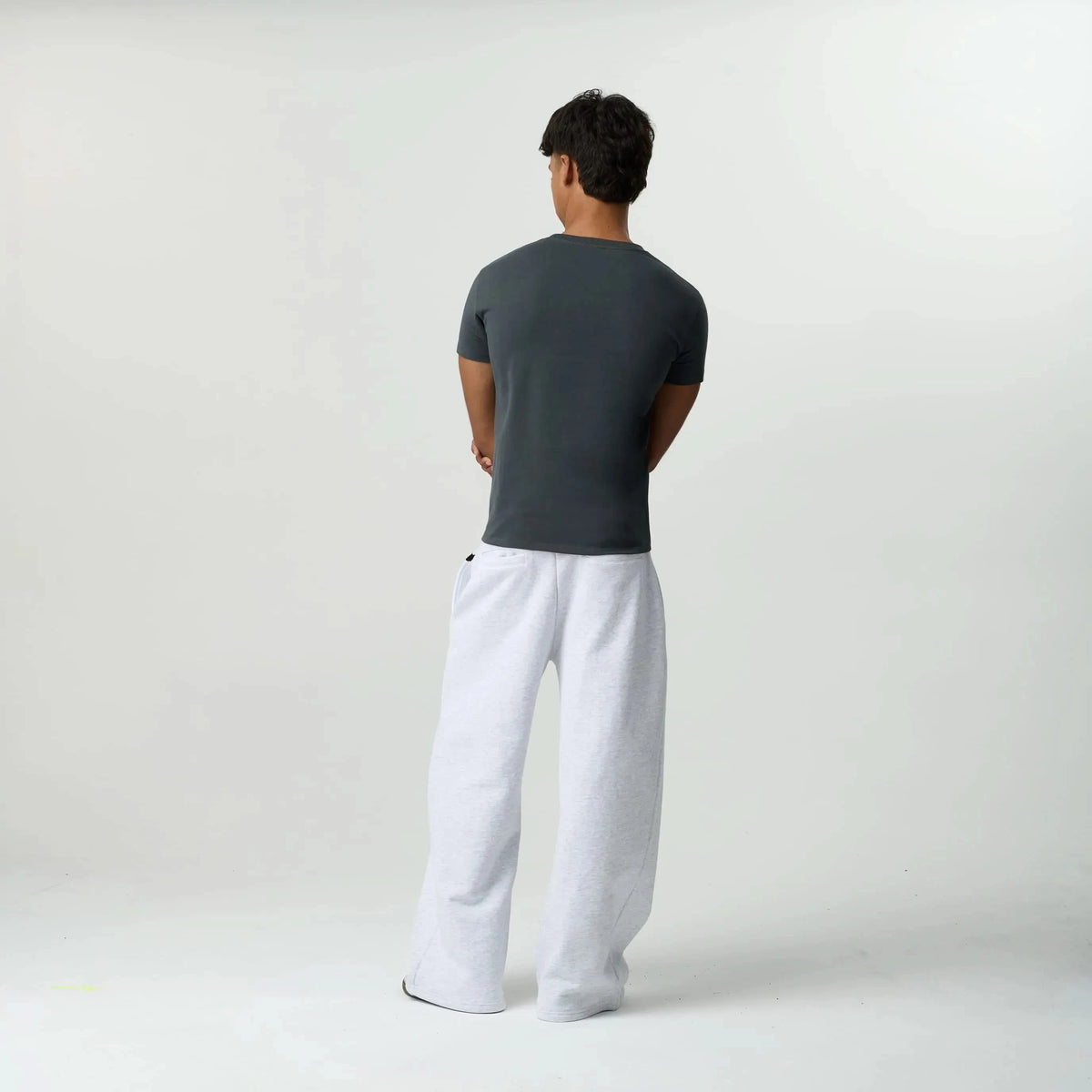 Grey Baby Tee | Mens Bareline