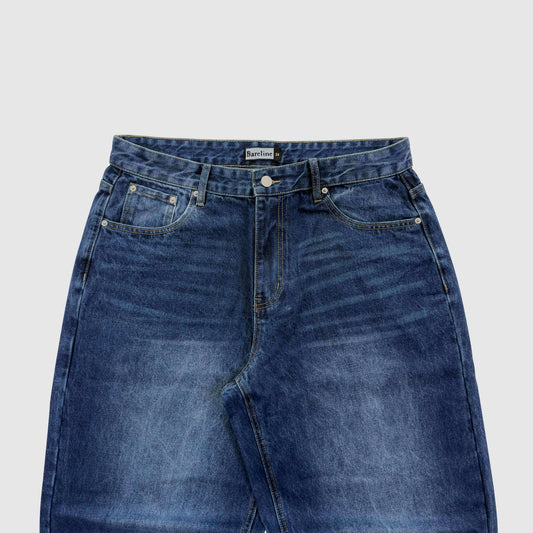 Person styled in Bareline Clothing basics, emphasizing simplicity and comfort