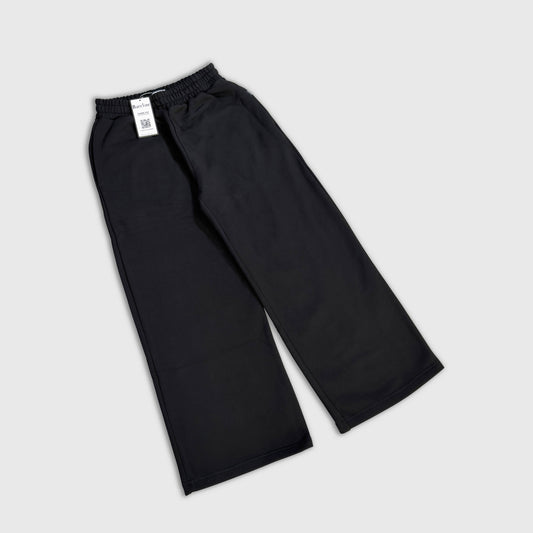 Jet Black Baggy Sweatpants