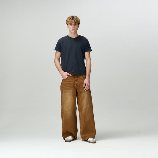 Brown Wash Denim | Bareline