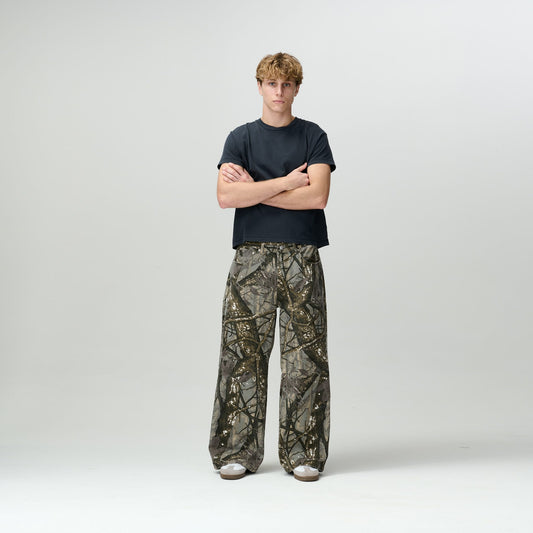 Woodland Camo Denim | Bareline