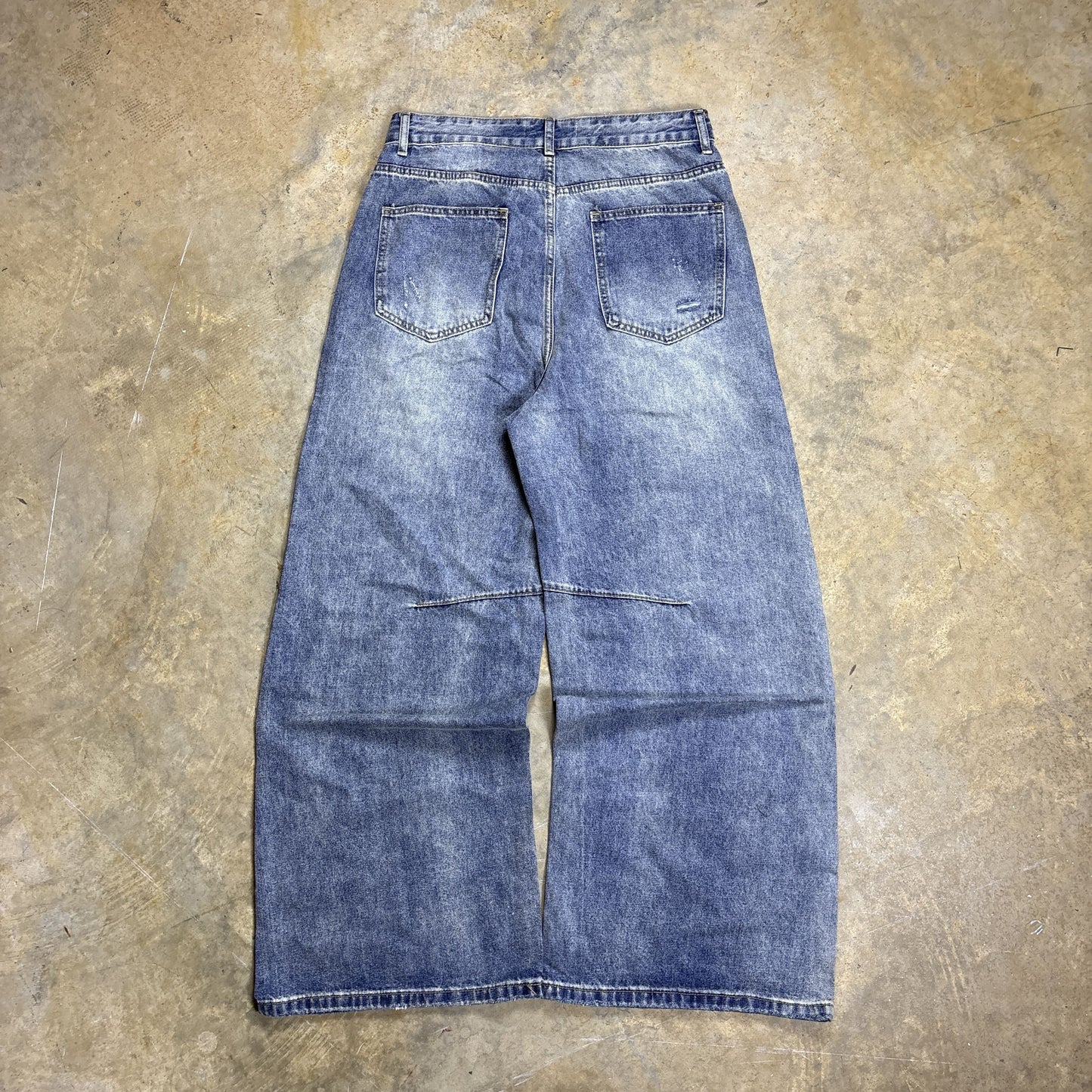 Distressed Blue Denim