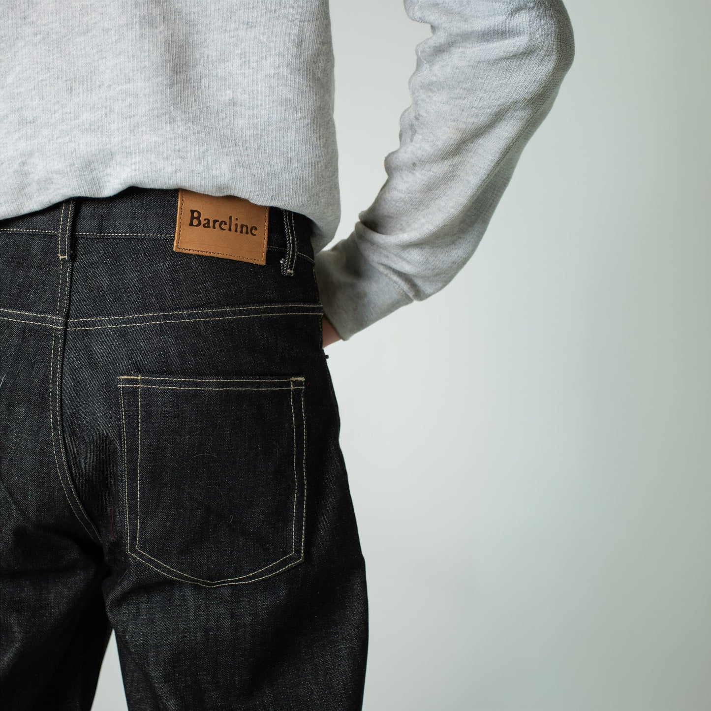 Raw Black Selvedge Denim | Bareline