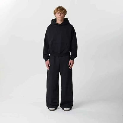 Jet Black Matching Sweatsuit Bundle