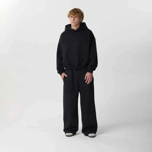 Jet Black Matching Sweatsuit Bundle