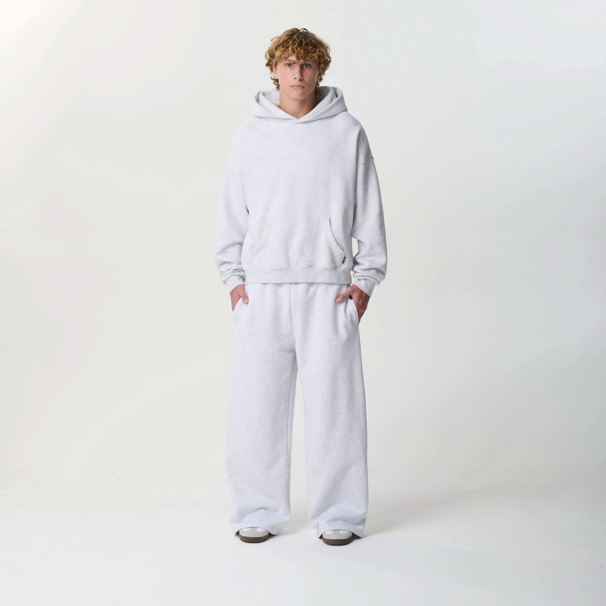 Cloud Grey Sweatset Bundle (Matching Hoodie + Sweats) Bareline