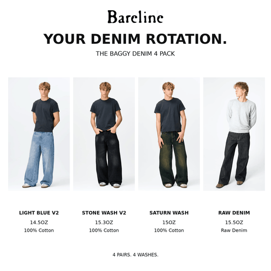 Baggy Denim 4-Pack