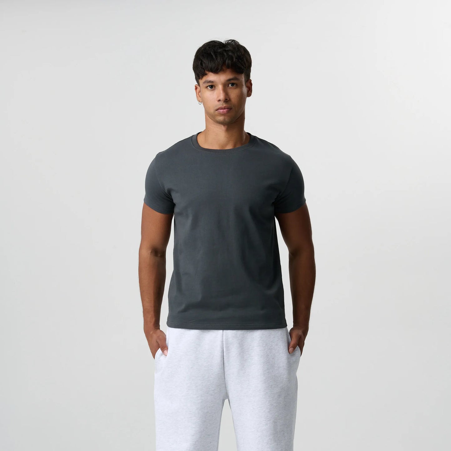 Grey Core Baby Tee | Mens