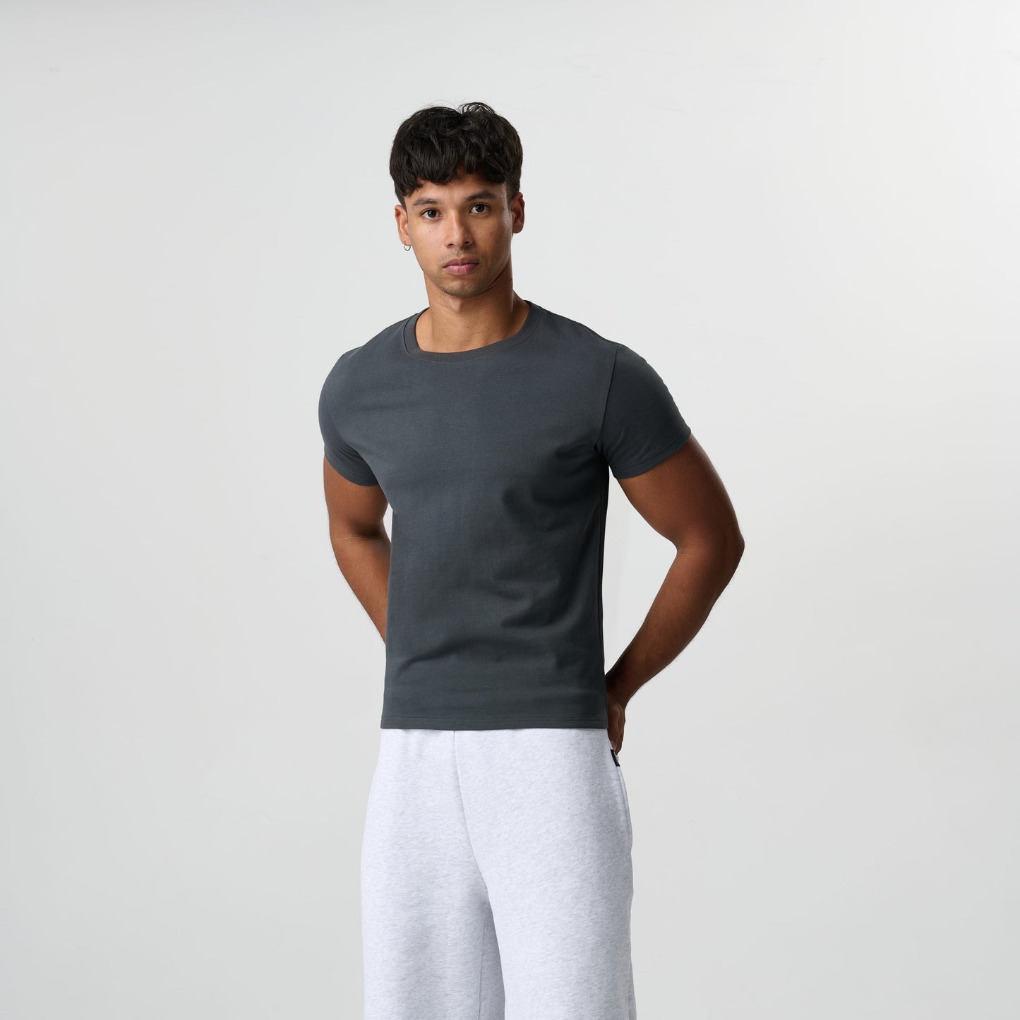 Grey Baby Tee | Mens