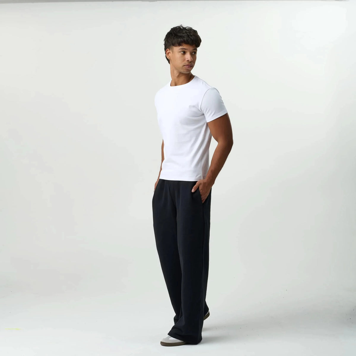 White Baby Tee | Mens Bareline
