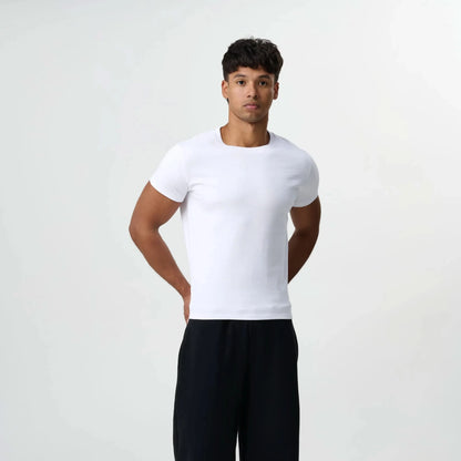 White Baby Tee | Mens Bareline