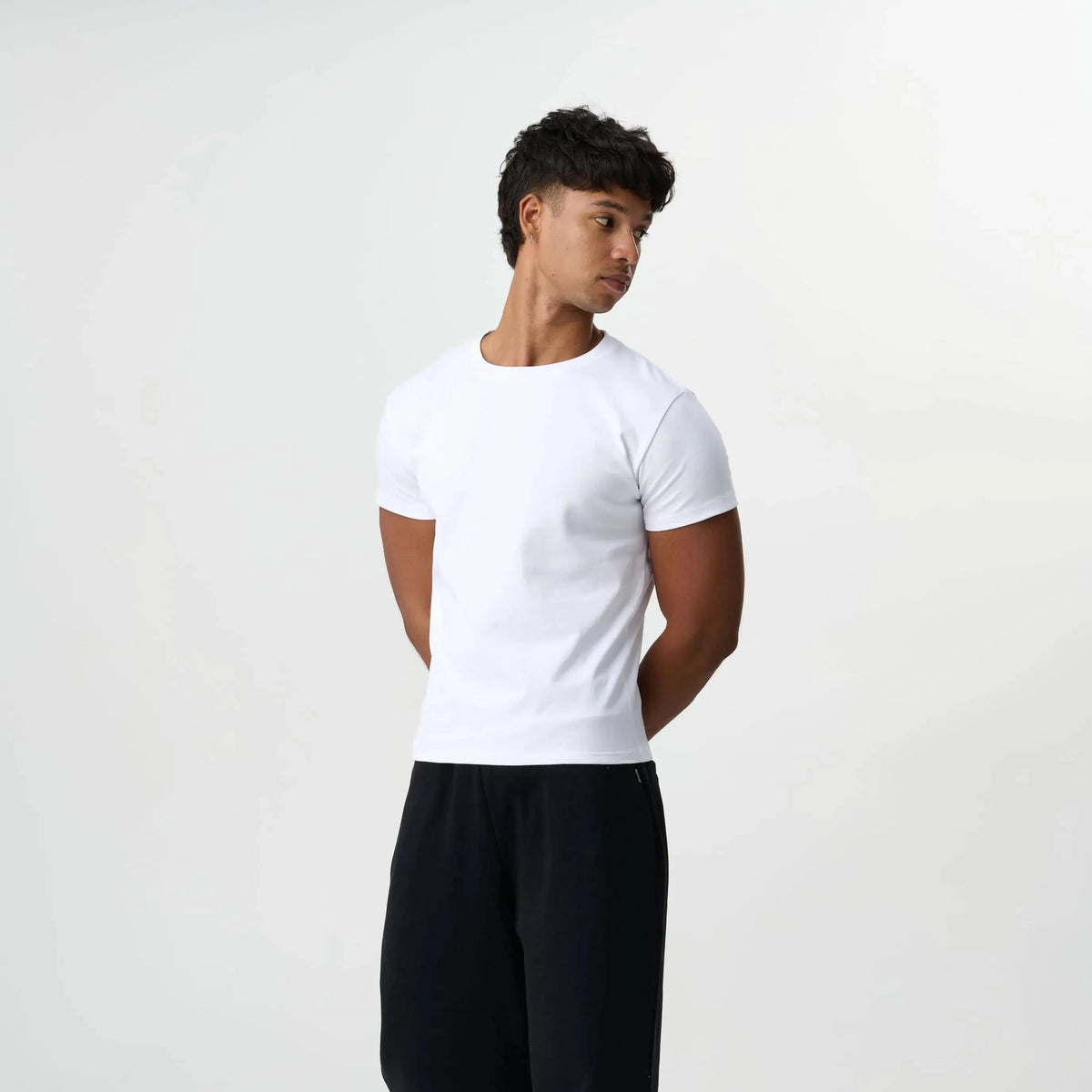 White Baby Tee | Mens Bareline