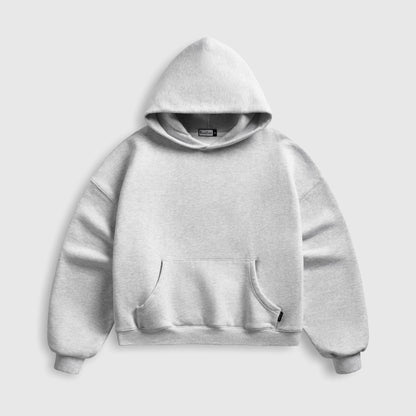 Cloud Grey Oversized Hoodie Bareline