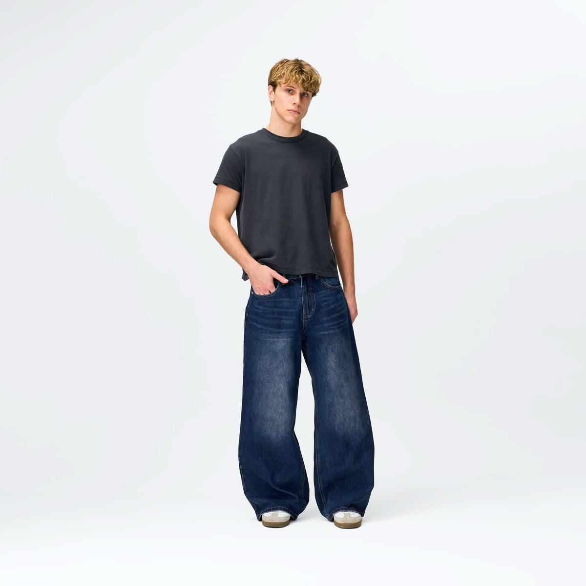 Blue Wash Denim Bareline