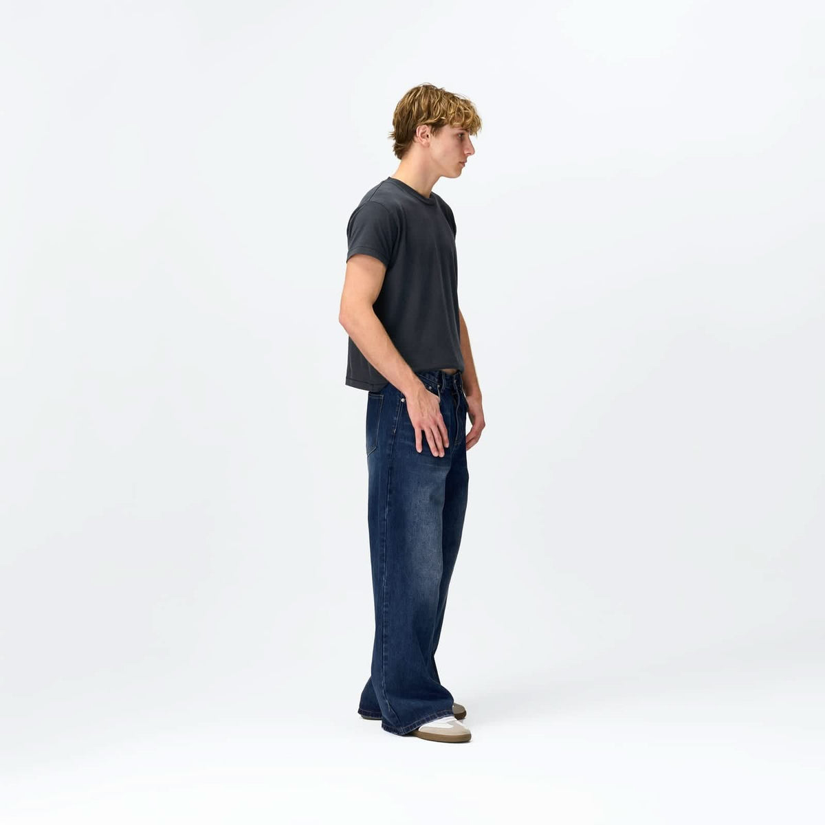Blue Wash Denim Bareline