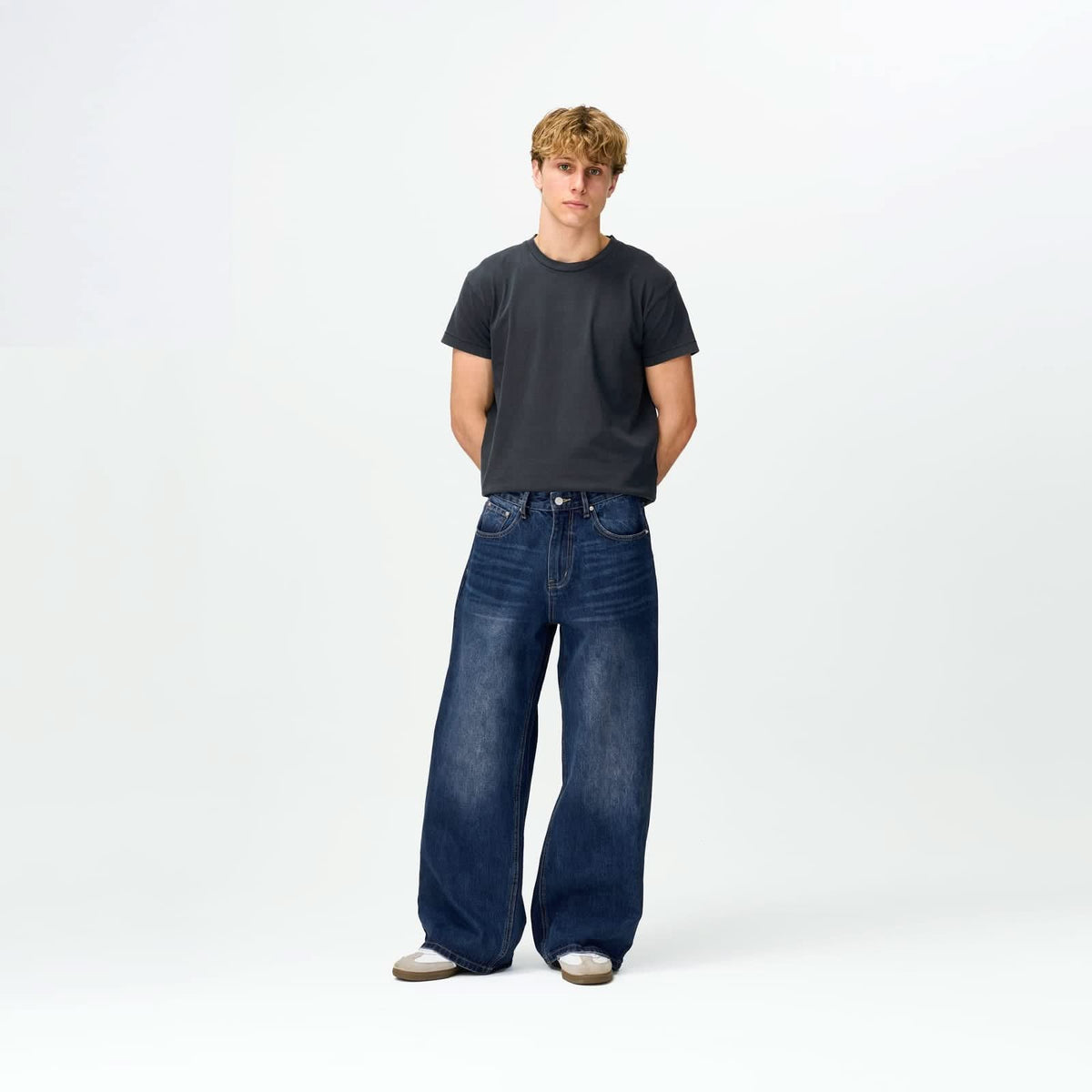 Blue Wash Denim Bareline