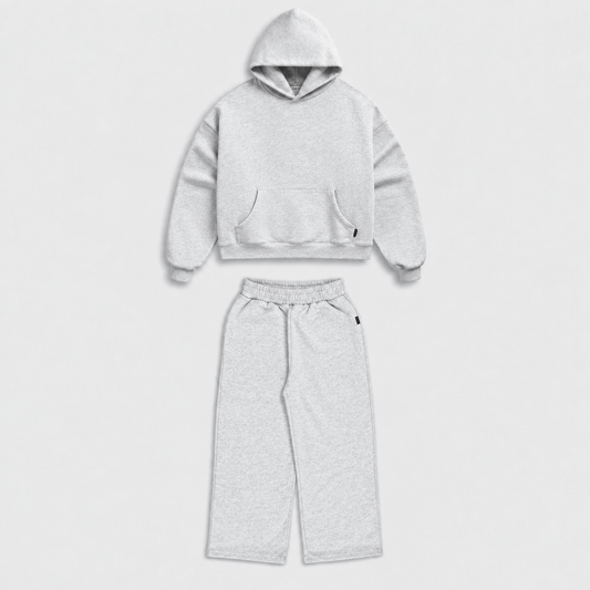 Cloud Grey Matching Sweatsuit Bundle Bareline