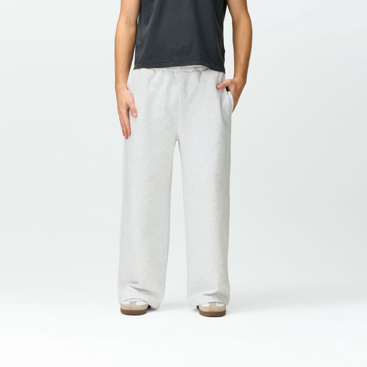 Cloud Grey Baggy Sweatpants Bareline