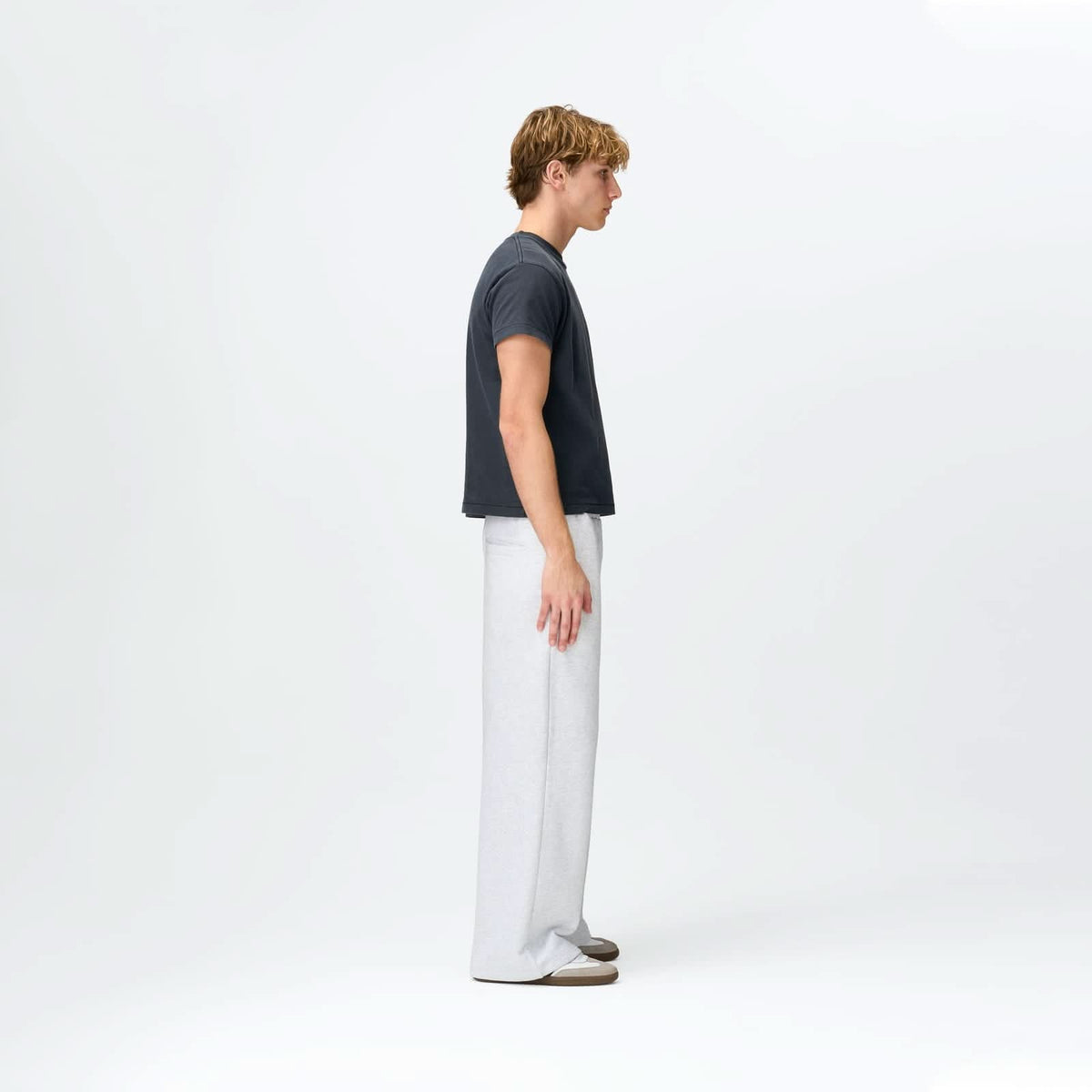 Cloud Grey Baggy Sweatpants Bareline