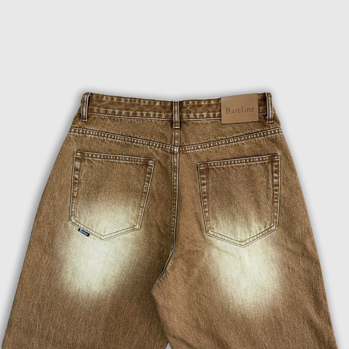 Brown Wash Denim | Bareline