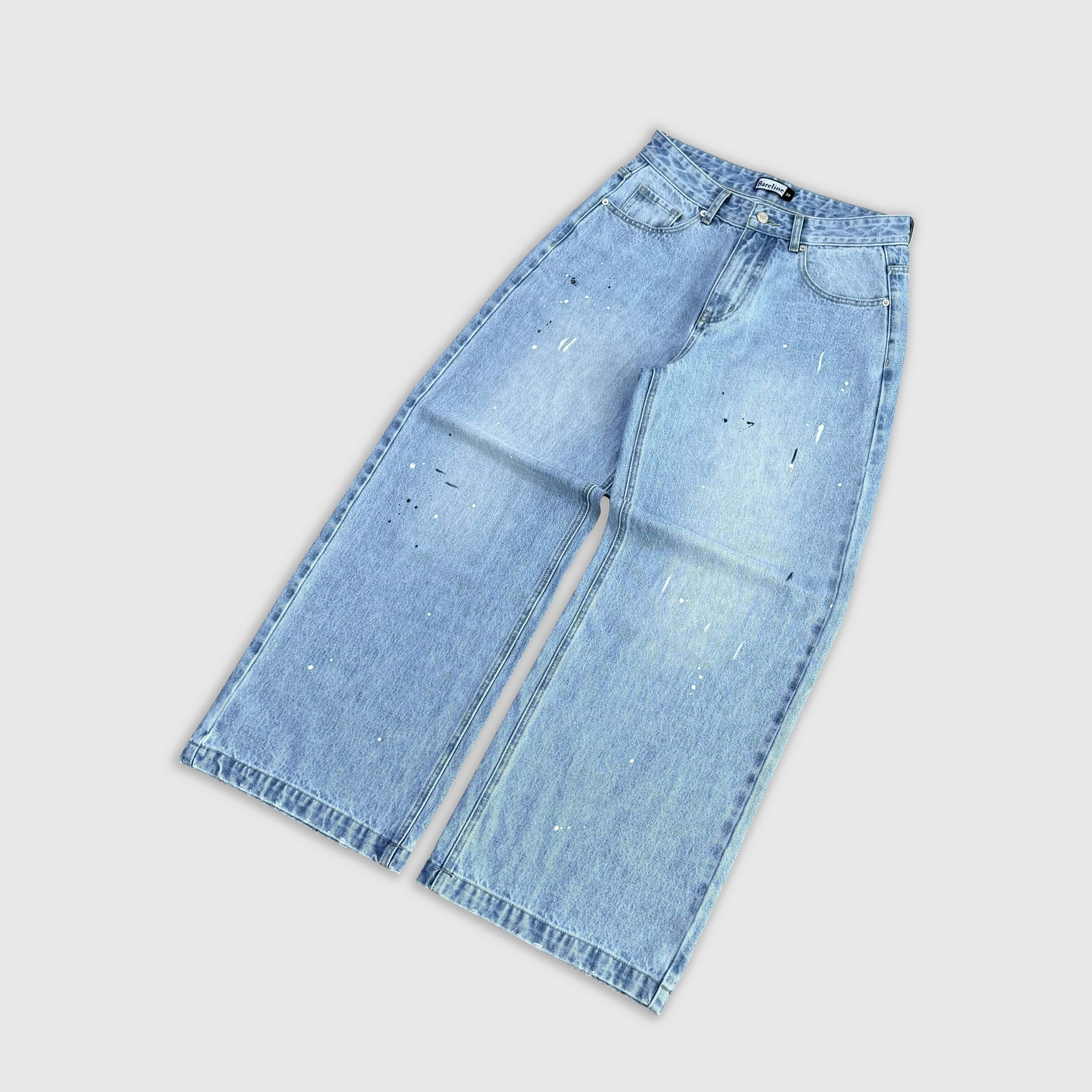 Paint Splatter Denim – Bareline Paint Splatter Denim – Bareline
