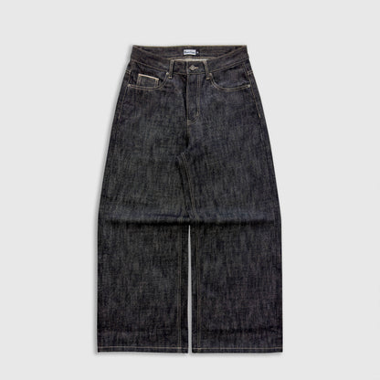 Raw Black Selvedge Denim | Bareline