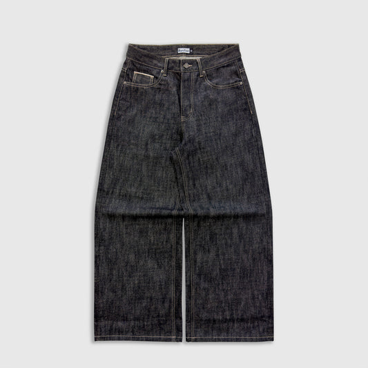 Raw Black Selvedge Denim (Release date: 4/4/26 - 6PM EST)