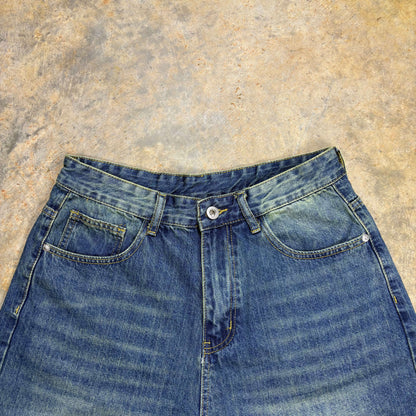 Colbalt Wash Jorts