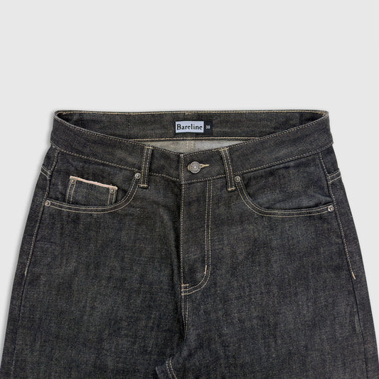 Raw Black Selvedge Denim