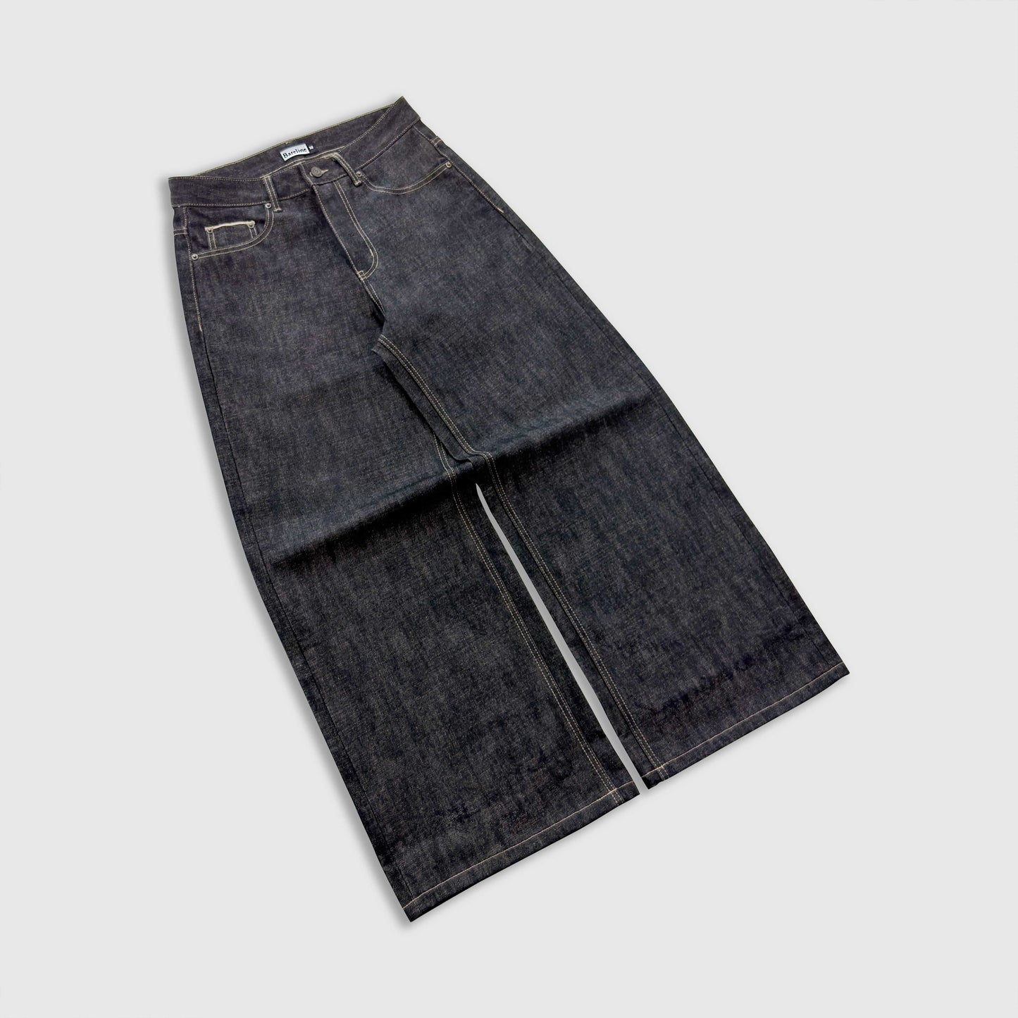 Raw Black Selvedge Denim | Bareline