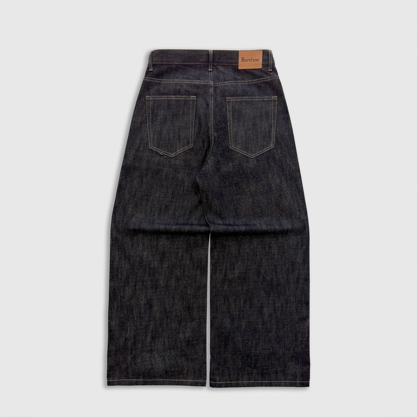 Raw Black Selvedge Denim | Bareline