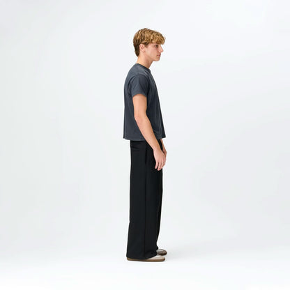Jet Black Baggy Sweatpants Bareline