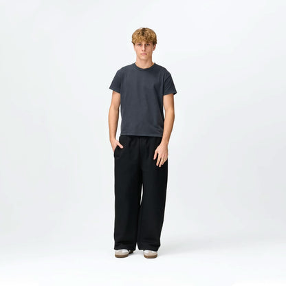Jet Black Baggy Sweatpants Bareline