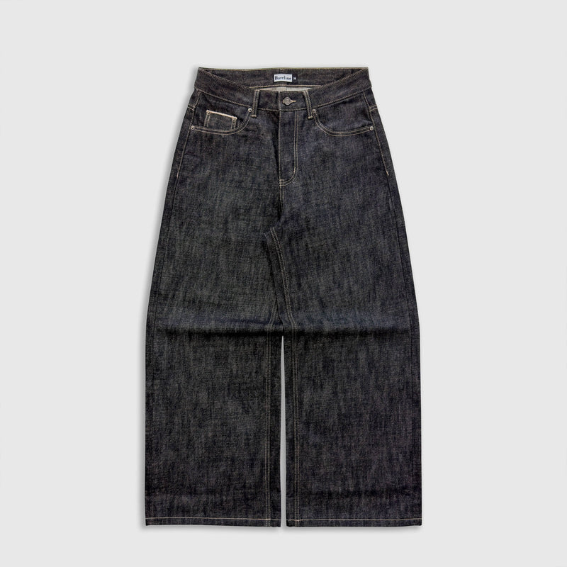 Raw Black Selvedge Denim