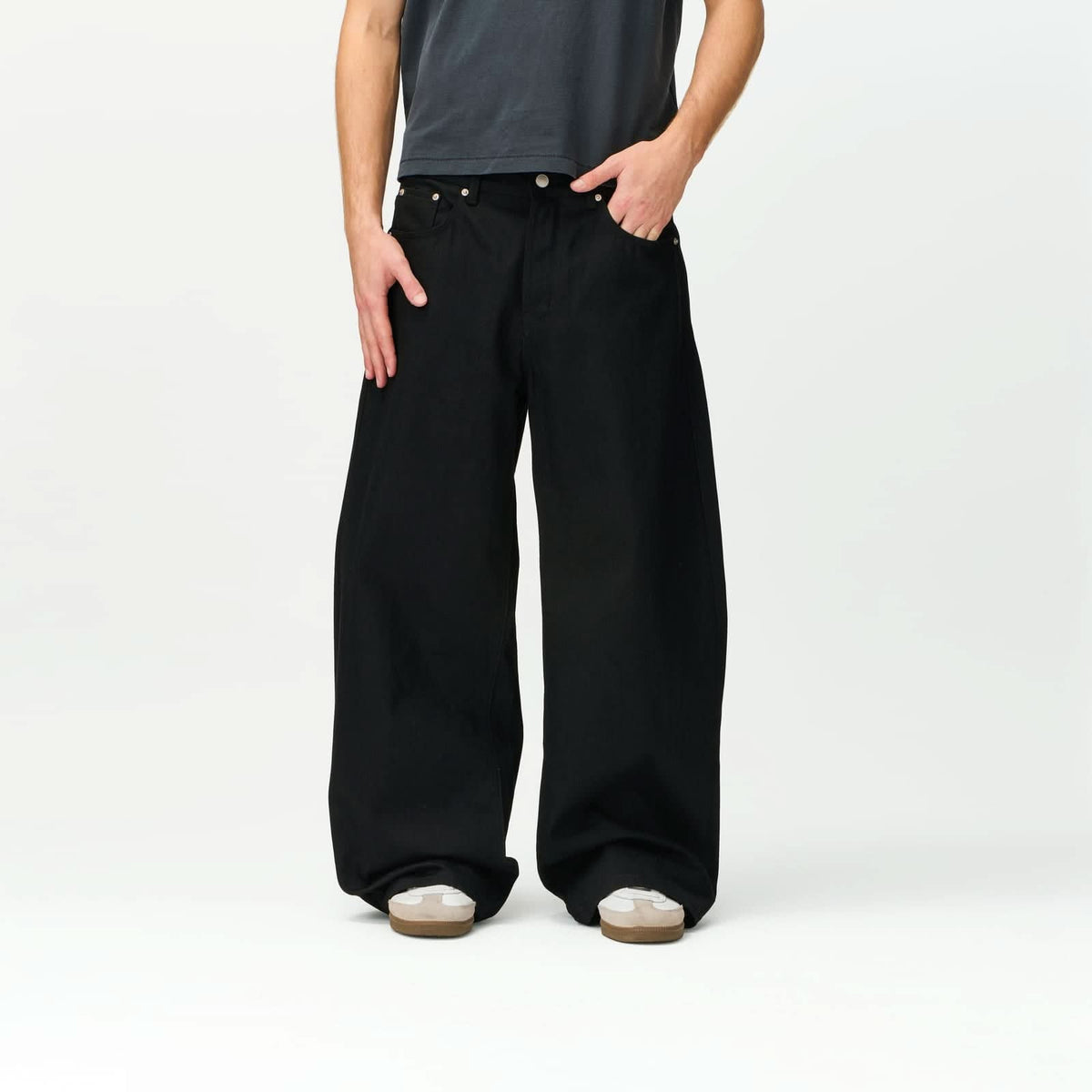 Black Selvedge Denim Bareline