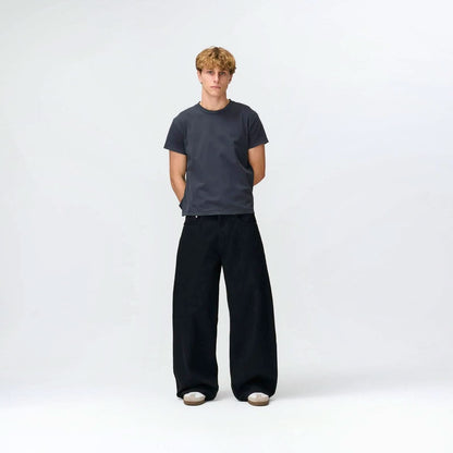 Black Selvedge Denim Bareline