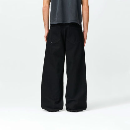 Black Selvedge Denim Bareline