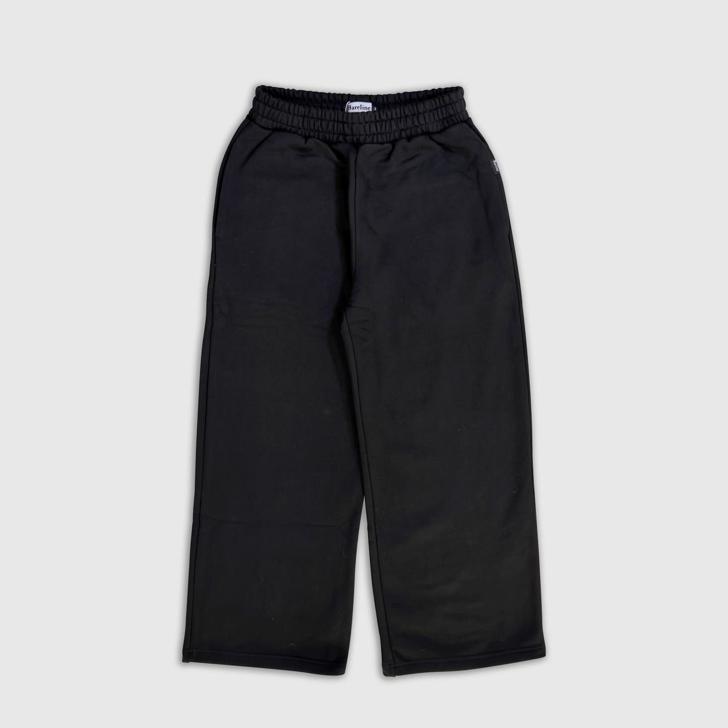 Jet Black Baggy Sweatpants