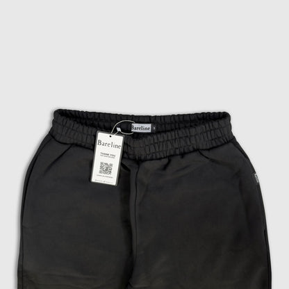 Jet Black Baggy Sweatpants