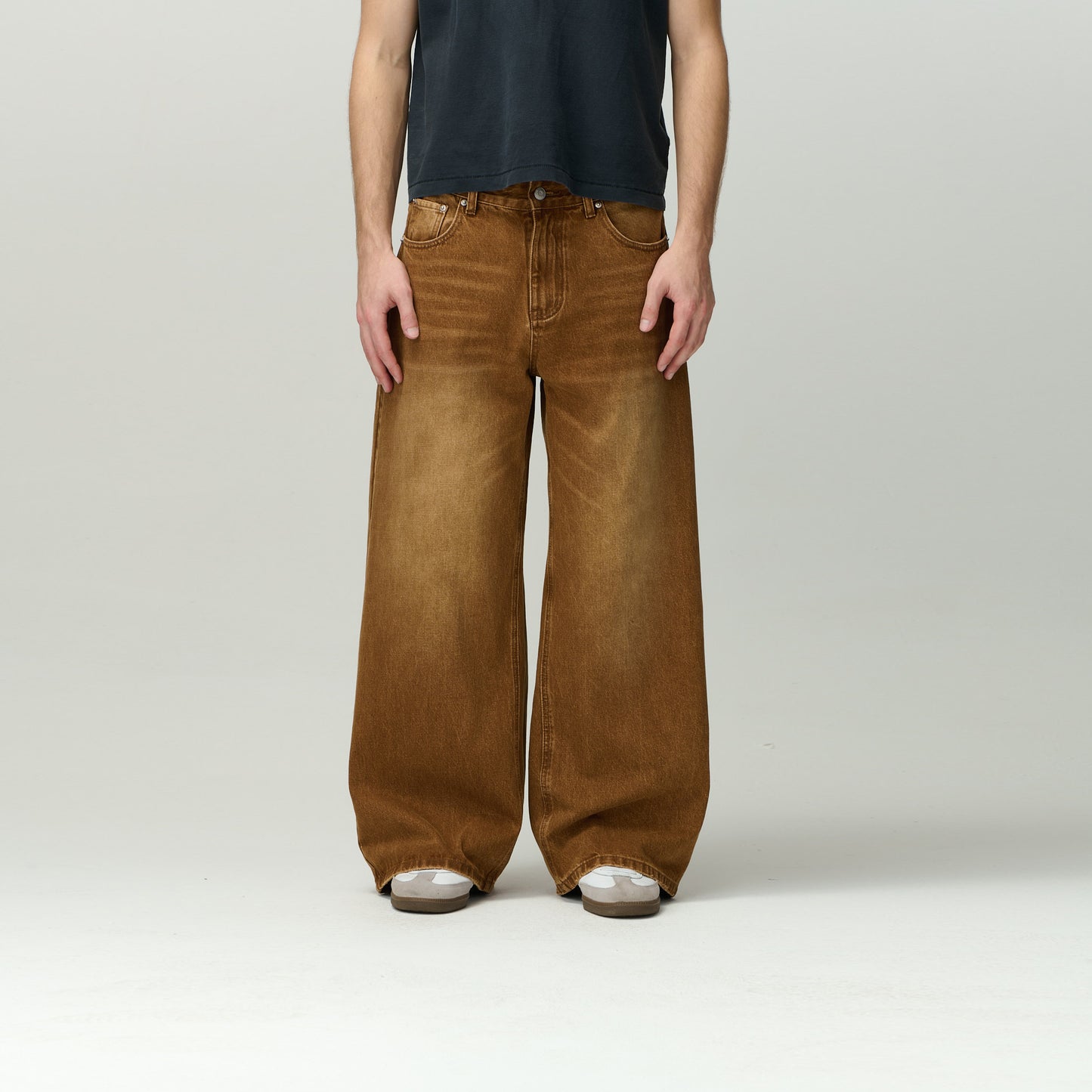 Brown Wash Denim