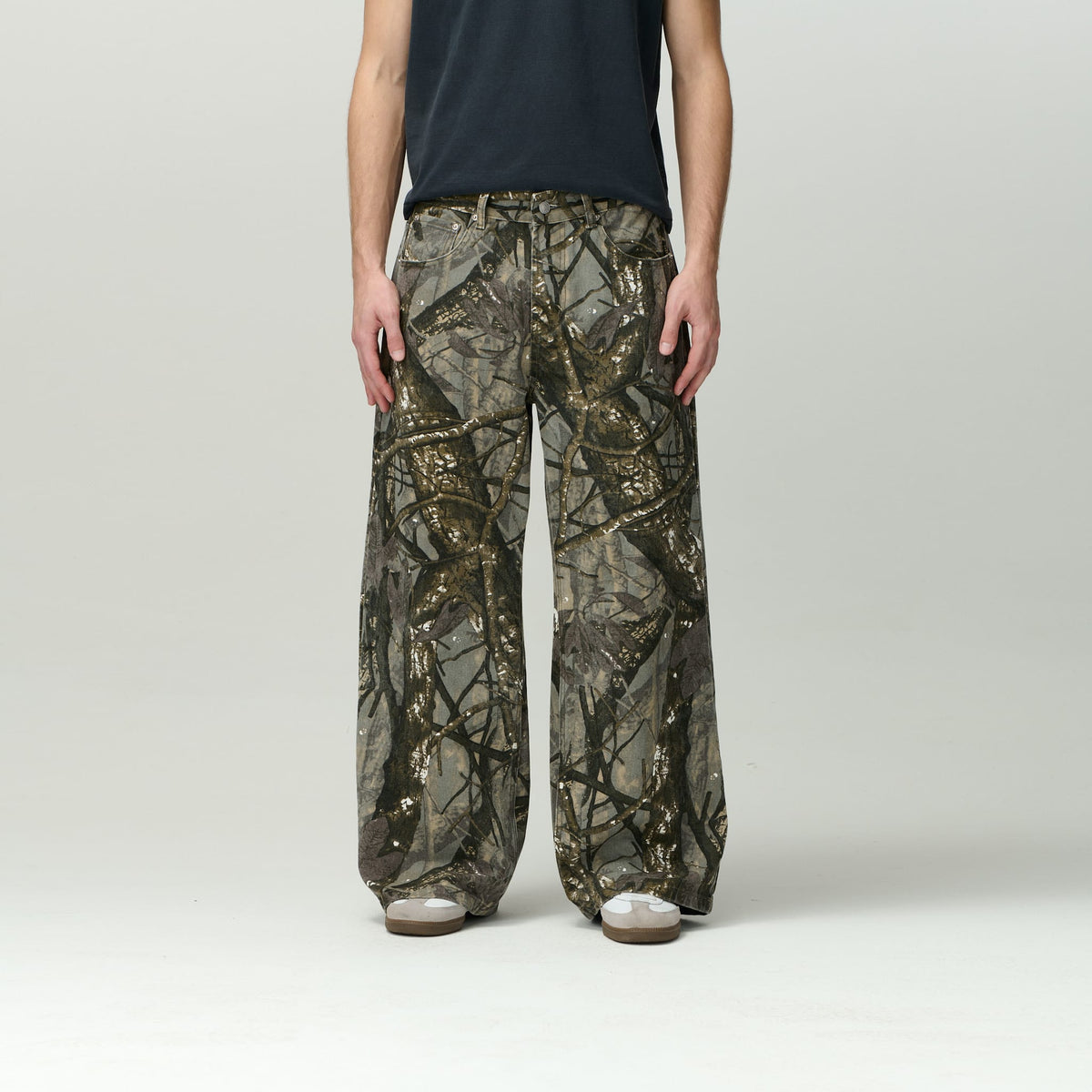 Woodland Camo Denim | Bareline