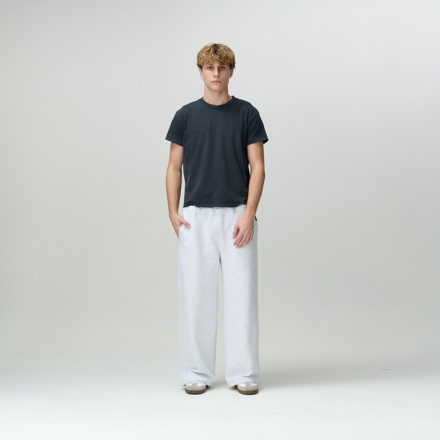 Cloud Grey Baggy Sweatpants