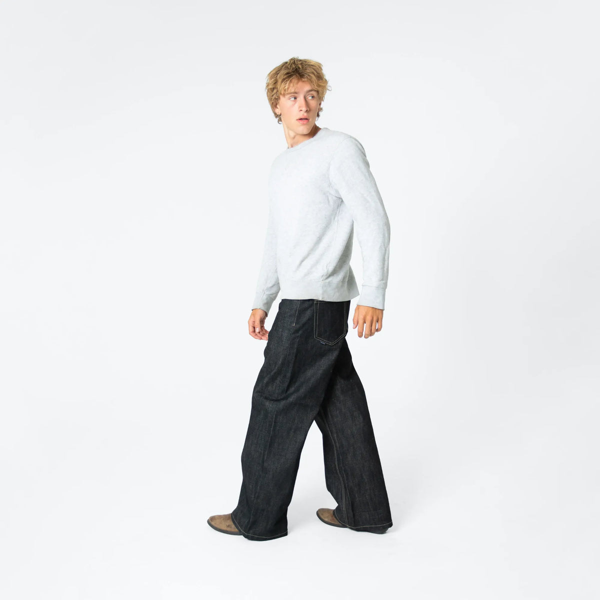 Raw Black Selvedge Denim Bareline