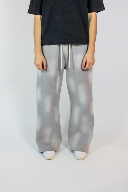 Grey Acid Washed Sweats